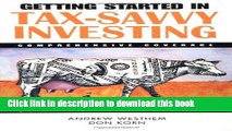Books Getting Started in Tax Savvy Investing (A Marketplace Book) Free Online