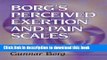 Books Borg s Perceived Exertion and Pain Scales Free Online