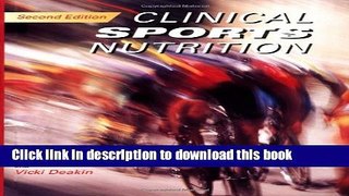 Books Clinical Sports Nutrition Free Download