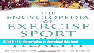 Ebook The Encyclopedia of Exercise, Sport and Health Full Online