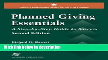 Ebook Planned Giving Essentials: A Step by Step Guide to Success (2nd Edition) (Aspen s Fund