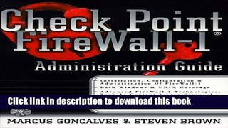 Ebook Check Point Firewall-1: An Administration Guide Full Download