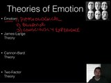 AP Psychology - Emotions - Part 1 - Theories of Emotions