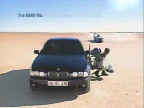 BMW M5 Vs Jet car (Commercial)