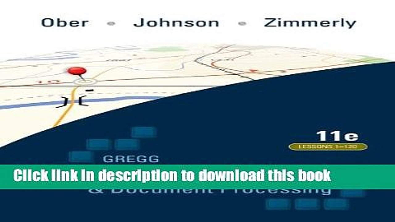 Ebook Gregg College Keyboarding   Document Processing (GDP); Lessons 1-120, main text Free Online