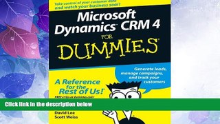 Must Have  Microsoft Dynamics CRM 4 For Dummies  READ Ebook Full Ebook Free