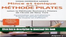 Books Mince et tonique avec la mÃ©thode Pilates Full Download