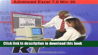Books Advanced Excel 7.0 for Windows 95 Free Download