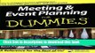Books Meeting and Event Planning For Dummies Free Download