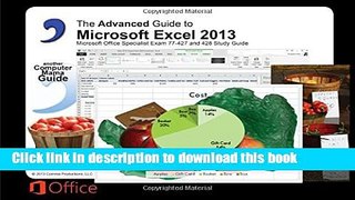 Books The Advanced Guide to MIcrosoft Excel 2013 Full Online