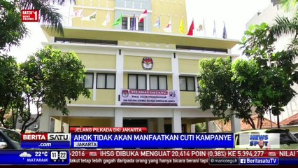 Ahok Pertanyakan UU Pilkada Terkait Cuti Petahana 4 Bulan untuk