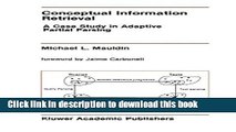 Books Conceptual Information Retrieval: A Case Study in Adaptive Partial Parsing Full Online