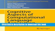 Ebook Cognitive Aspects of Computational Language Acquisition (Theory and Applications of Natural