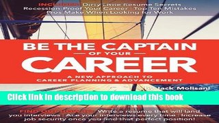 [Read PDF] Be the Captain of Your Career: A New Approach to Career Planning and Advancement Ebook