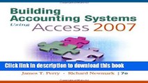 Ebook Building Accounting Systems Using Access 2007 Full Download