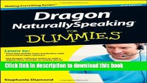 Books Dragon NaturallySpeaking For Dummies Full Online