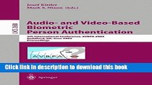 Books Audio-and Video-Based Biometric Person Authentication: 4th International Conference, AVBPA