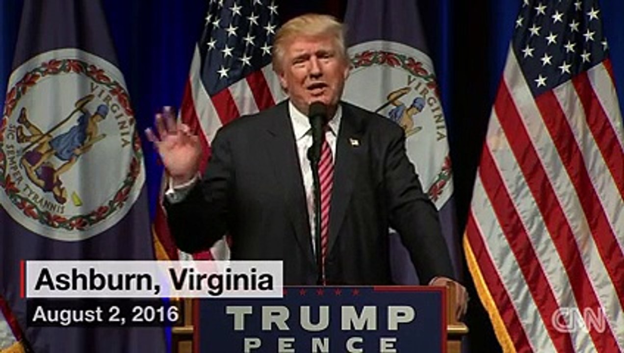 Donald Trump s'énerve contre un bébé en plein discours et l'évacue de la salle