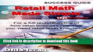 Ebook Retail Math Made Simple Full Download
