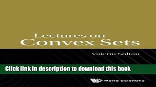 [PDF] Lectures on Convex Sets  Read Online