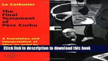 [Read PDF] The Final Testament of Pere Corbu: A Translation and Interpretation of Mise au point by