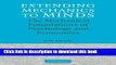 Ebook Extending Mechanics to Minds: The Mechanical Foundations of Psychology and Economics Full