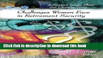 [PDF] Challenges Women Face in Retirement Security (Retirement Issues, Plans, and Lifestyles