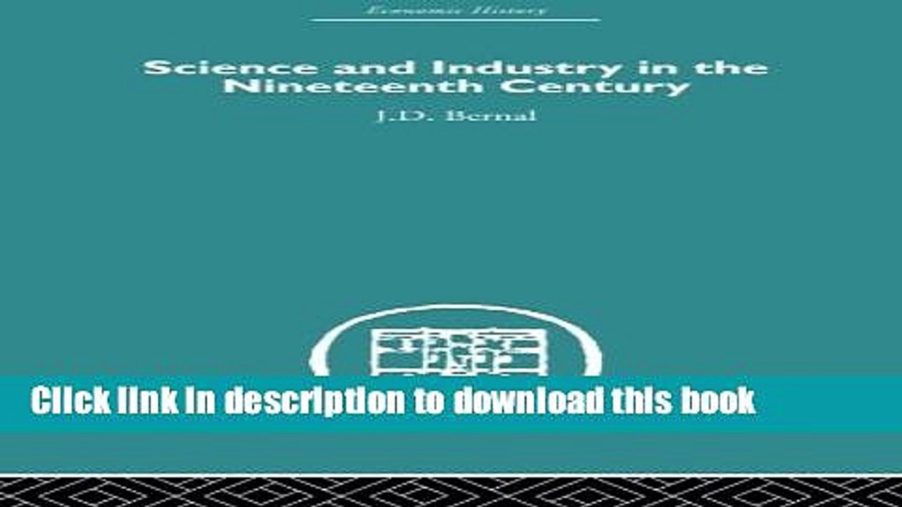[PDF] Science and Industry in the Nineteenth Century Free Books