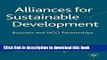 [Read  e-Book PDF] Alliances for Sustainable Development: Business and NGO Partnerships Free Books