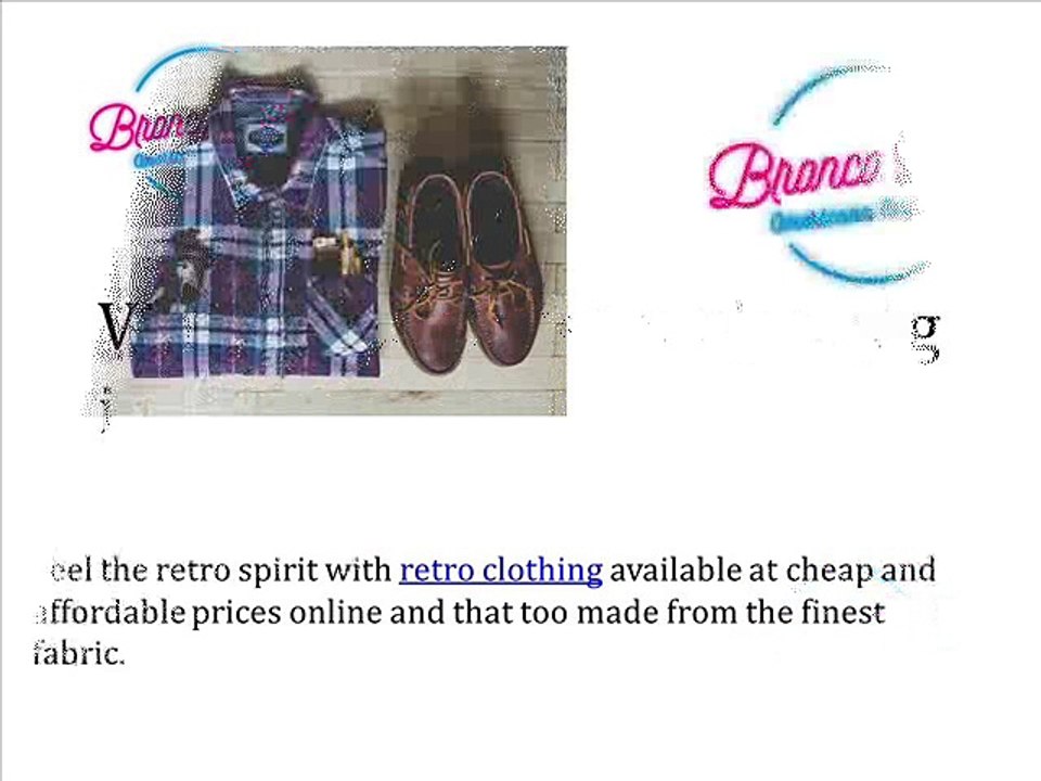 Vintage Mens Retro Clothing in UK