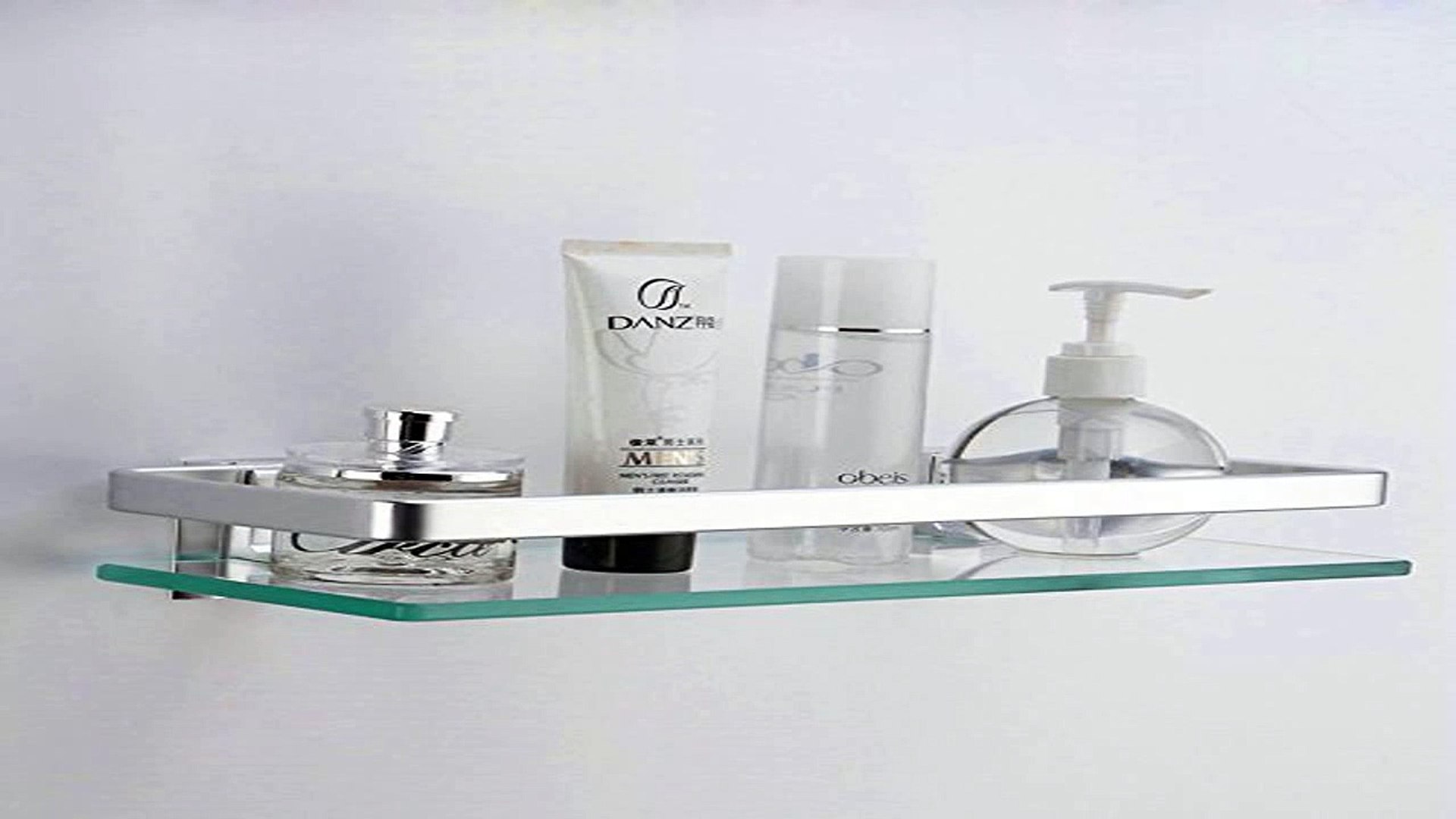 Kes Aluminum Bathroom Glass Shelf Everything Bathroom