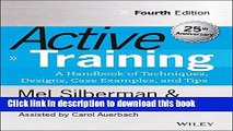 Books Active Training: A Handbook of Techniques, Designs, Case Examples, and Tips Full Online