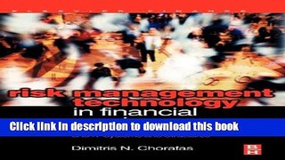 [Read  e-Book PDF] Risk Management Technology in Financial Services: Risk Control, Stress Testing,