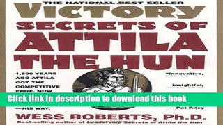 Books Victory Secrets of Attila the Hun Full Download