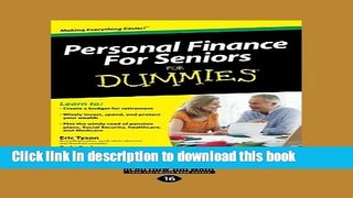 [Download] Personal Finance For Seniors For Dummies Free Books