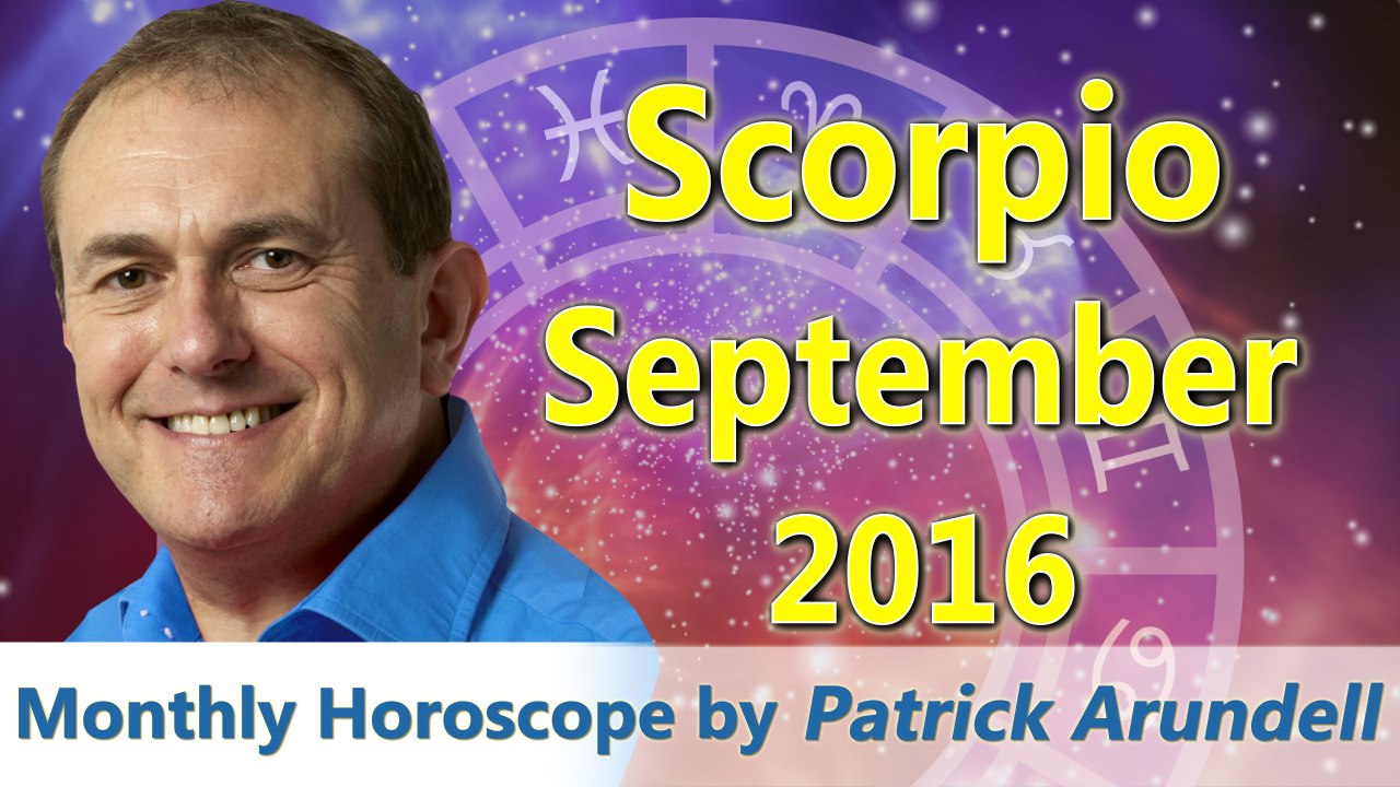 Scorpio September 2016 Horoscope