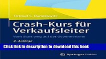 [Read  e-Book PDF] Crash-Kurs fÃ¼r Verkaufsleiter: Vom Start weg auf der Gewinnerseite (German