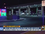 Glendale woman defends herself after being threatened