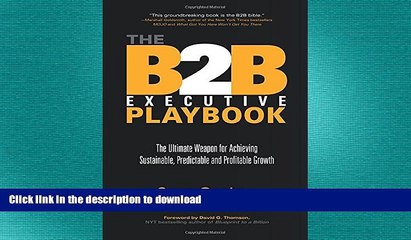 EBOOK ONLINE The B2B Executive Playbook: The Ultimate Weapon for Achieving Sustainable,