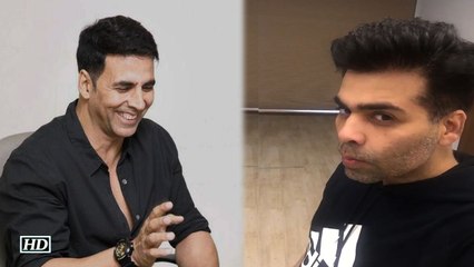 Download Video: Akshay Kumars FUNNY Comment On Karan Johars POUT Dont Miss