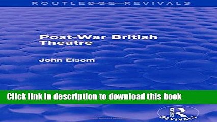 Books Post-War British Theatre (Routledge Revivals) Free Online