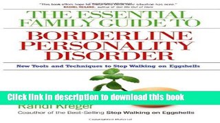 Ebook The Essential Family Guide to Borderline Personality Disorder: New Tools and Techniques to