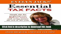 Books Essential Tax Facts 2011 Edition: Simple tips for preparing your 2010 tax return and saving