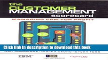 [Download] The Customer Management Scorecard: Managing CRM for Profit Free Books
