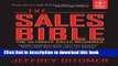 [Download] The Sales Bible: The Ultimate Sales Resource  Read Online
