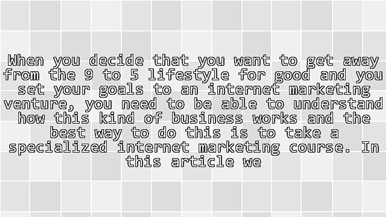 Internet Marketing Course: Tips For Newbies