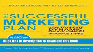Books The Successful Marketing Plan: How to Create Dynamic, Results Oriented Marketing, 4th