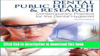 Books Dental Public Health and Research (4th Edition) Free Online