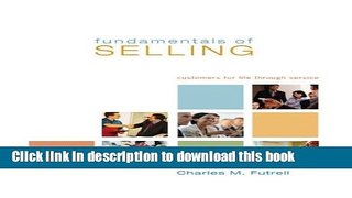 [Read  e-Book PDF] Fundamentals of Selling  Read Online