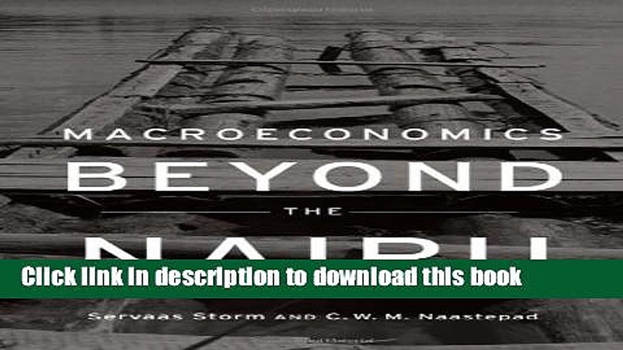 [Read  e-Book PDF] Macroeconomics Beyond the NAIRU  Read Online